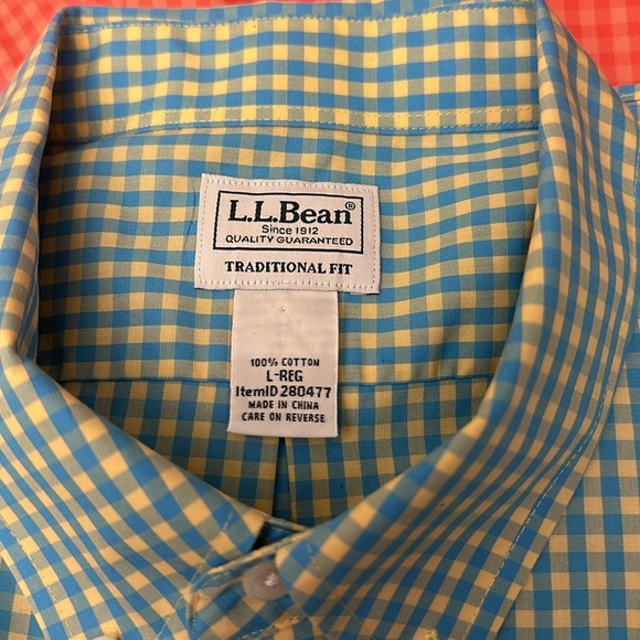 LL BEAN ⭐️traditional fit cotton button down shirts - Picture 3 of 7